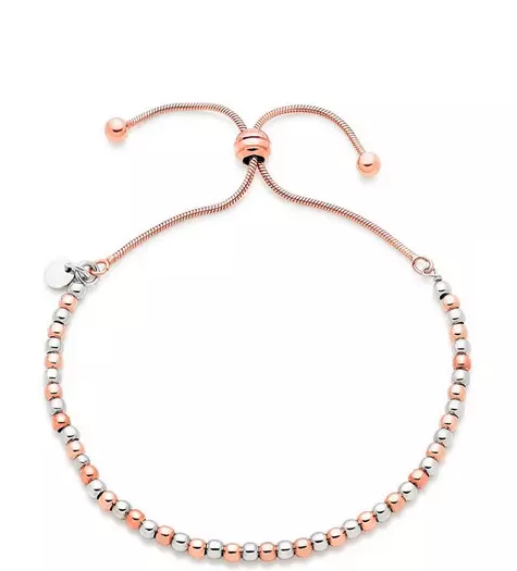 Silver Rose Gold Plated Bracelet