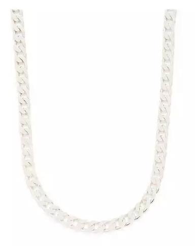 Mens Sterling Silver 20 Inch 1 oz Curb Chain Necklace