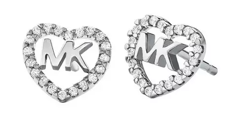 Michael Kors Love Sterling Silver Ladies Earring