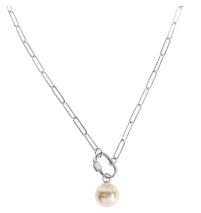 STERLING SILVER FOREVER LINK CHAIN NECKLACE