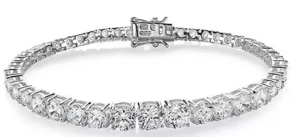 Silver Cubic Zirconia Bracelet