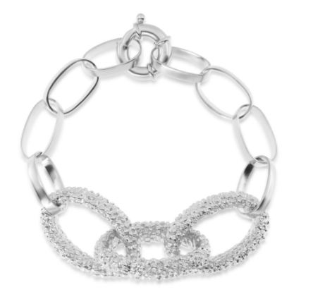 STERLING SILVER BIG BIG WORLD BRACELET