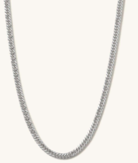 Double Curb Chain Necklace