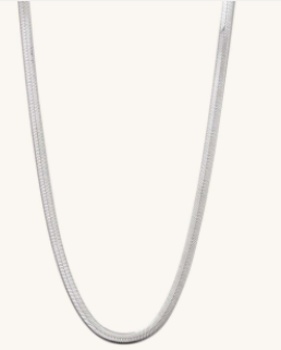 Bold Herringbone Chain Necklace