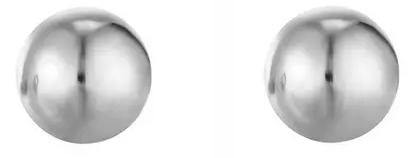 Sterling Silver 6mm Ball Stud Earrings
