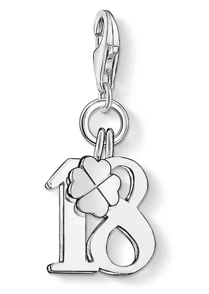 Charm Club Lucky Number 18 Charm